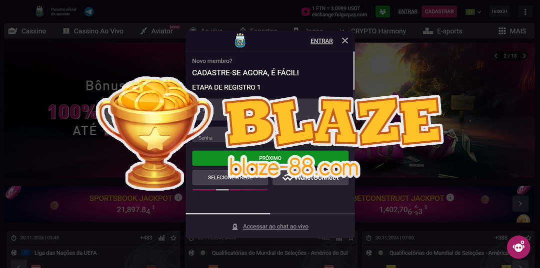 blaze Bônus